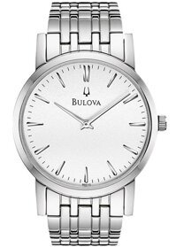 Đồng Hồ Nam Bulova Dây Thép Không Gỉ 96A115 - Mặt Trắng