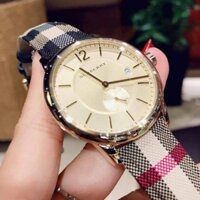 Đồng Hồ Nam Burberry BU10001 (10001) Mặt Tròn Siz 40mm  Máy Thuỵ Sy Quartz Pin) Dây Da Mặt Gold