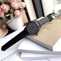 Đồng Hồ Nam Burberry BU10003 (10003) Mặt Tròn Siz 40mm  Máy Thuỵ Sy Quartz Pin) Dây Da Mặt Đen