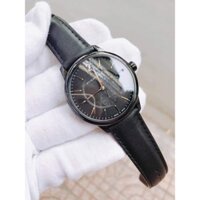 Đồng Hồ Nam Burberry BU10003 (1003) Mặt Tròn Siz 40mm  Máy Quartz (Pin) Thuỵ Sỹ Dây Da Đen Full Box