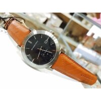 Đồng Hồ Nam Burberry BU9905 (9905) Mặt Tròn Siz 42mm  Máy Quartz (Pin) Thuỵ Sỹ Dây Da Nâu Full Box