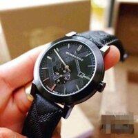 Đồng Hồ Nam Burberry BU9906 (9906) Mặt Tròn Siz 42  Máy Quartz (Pin) Thuỵ Sỹ Dây Da Kính Sapphiare Full Box