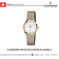 Đồng hồ Nam Candino C4414/1 mặt kính Sapphire, dây đeo thép, chống nước cao cấp, Xuất xứ Thụy Sĩ