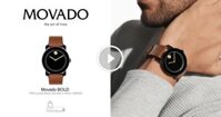 Đồng Hồ Nam Cao Cấp Movado Bold TR90 Quartz Black Dial Men’s Watch 3600600 | Thụy Sĩ