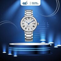 Đồng hồ nam cao cấp ROSSINI 5805W01A - dây thép không gỉ màu bạc - mặt tròn màu trắng size 40mm