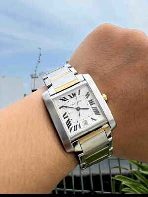 Đồng hồ nam Cartier Tank  W51005Q4 Large Watch 36.5 x 28.15