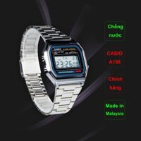 Đồng Hồ Nam Casio A158 .e., Made In Malaysia, Chống Nước, Siêu Bền, Pin Lâu 7 Năm
