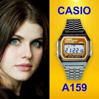 Đồng Hồ Nam Casio A159 Gold .g., Bản Huyền Thoại, Made In Japan, Chống Nước, Siêu Bền, Pin Lâu