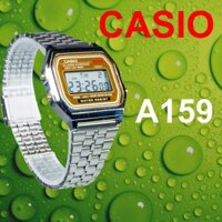 Đồng Hồ Nam Casio A159 Gold .g., Made In Japan, Chống Nước, Siêu Bền, Pin Lâu, Món Quà Ý Nghĩa