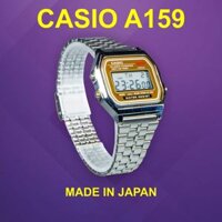 Đồng Hồ Nam Casio A159 Gold .g., Made In Japan, Chống Nước, Siêu Bền, Pin Lâu, Chống Sốc