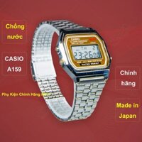 Đồng Hồ Nam Casio A159 Gold .g., Made In Japan, Chống Nước, Siêu Bền, Pin Lâu 7 Năm