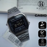 ĐỒNG HỒ NAM CASIO A168 || DÂY ION XÁM || VINTAGE || CHÍNH HÃNG