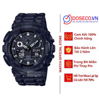 Đồng Hồ Nam Casio Chính Hãng G-Shock GA-100BT-1ADR Dây Cao Su Cao Cấp Sang Trọng CS31