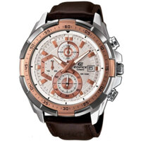 Đồng Hồ Nam Casio Chronograph EFR 539L - 7AV Lịch Ngày Quartz  Dây Da