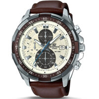 Đồng Hồ Nam Casio Chronograph EFR 539L - 7BV Lịch Ngày Quartz  Dây Da