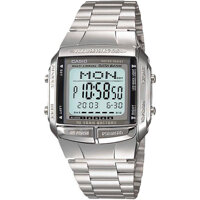 Đồng Hồ Nam Casio Data Bank DB-360-1A Dây Kim Loại - Pin 10 Năm