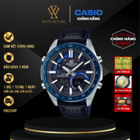 Đồng Hồ Nam Casio Edifice ERA-120BL-2AVDF Màu Xanh Dương Kính Khoáng 46.8mm Chống Nước Dây Da Dạ Quang Chính Hãng