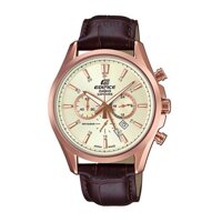 ĐỒNG HỒ NAM CASIO EDIFICE EFB-504JGL-7A Phiên bản ROSE GOLD Sang trọng - Mặt kính Sapphire Chống xước cao