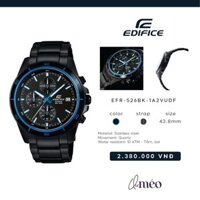 Đồng hồ nam CASIO Edifice EFR-526BK-1A2VUDF BH 1 năm