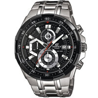 Đồng Hồ Nam Casio Edifice EFR-539D-1AV Chronograph 06 Kim FullBox ( Dây Bạc, Mặt Đen )