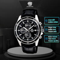 Đồng hồ nam Casio EDIFICE EFR-526 / EFR-526L-1A dây da thật, hàng chính hãng