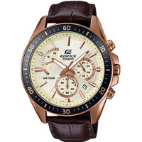 Đồng hồ Nam Casio Edifice EFR-552GL-7AVUDF Dây Da Thật - Viền Đồng Hồ Mạ Vàng Hồng
