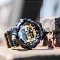 Đồng hồ Nam Casio G-Shock GA-710GB-1A dây nhựa [A.H WATCH CAM KẾT AUTHENTIC 100%]