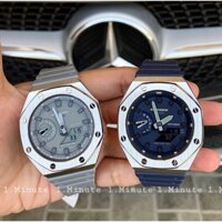 Đồng hồ nam Casio G-Shock GA-2110ET custom metal benzel