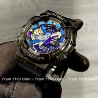 Đồng hồ nam Casio G-shock GM-110B-1A GM-110 -Kích thước vỏ : 51,9×48,8×16,9mm