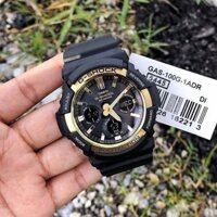 Đồng hồ Nam Casio G-Shock GAS-100G-1A Pin năng lương mặt trời dây nhựa [A.H WATCH CAM KẾT AUTHENTIC 100%]