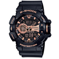 Đồng Hồ Nam Casio G Shock GA-400GB-1A4DR Dây Nhựa - Phiên Bản Màu Đặc Biệt Mạ Vàng Hồng