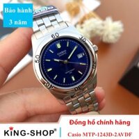 Đồng hồ nam Casio Standard thể thao, điện tử giá rẻ - Dây bằng thép không gỉ, chống nước 5ATM (MTP-1243D-2AVDF)