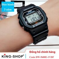 Đồng hồ nam Casio Standard thể thao, điện tử giá rẻ - Dây cao su, chống nước 20ATM (DW-5600E-1VDF)