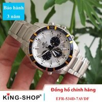 Đồng hồ nam Casio Standard thể thao, điện tử giá rẻ - Dây bằng thép không gỉ, chống nước 100M (EFR-534D-7AVDF)