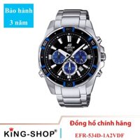 Đồng hồ nam Casio Standard thể thao, điện tử giá rẻ - Dây bằng thép không gỉ, chống nước 100M (EFR-534D-1A2VDF)