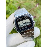 ĐỒNG HỒ NAM CASIO unisex chính hãng fullbox  A158WA-1