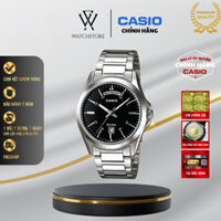 Đồng Hồ Nam Casio MTP-1370D-1A1VDF Màu Đen Kính Khoáng 39.8mm Dạ Quang Chống Nước Dây Kim Loại Chính Hãng - WATCHSTORE