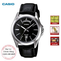 Đồng hồ nam casio MTP-1370L-1AVDF dây da đen cỡ mặt 39mm