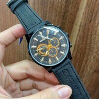 Đồng Hồ Nam Chaxigo 7281-221 mặt kính dây da, chống nước nhẹ, xem 2 lịch ngày và tháng - Bảo hành 6 tháng