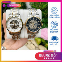 Đồng hồ nam CHENXI cơ lộ máy, chống nước tốt, size mặt 40mm (CX-8802 bản dây kim loại)