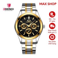 Đồng Hồ Nam CHENXI CXT02 Dây Thép Mặt Tròn Chống Nước Chống Xước Tuyệt Đối