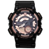 Đồng hồ Nam CHÍNH HÃNG CASIO AEQ-110W-1A3VDF - Vỏ Nhựa - Kháng nước