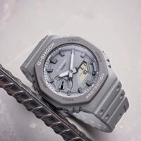ĐỒNG HỒ NAM CHÍNH HÃNG Casio Gshock GA-2110ET-8A Quartz Nautilus Grey Dial & Sillicone Strap Sports For Men