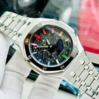 ĐỒNG HỒ NAM CHÍNH HÃNG CASIO G-SHOCK GA2100 CUSTOM Quartz Black Dial Royal Oak Silver Stainless Steel For Men