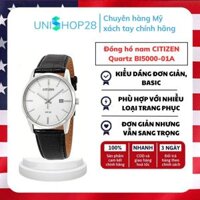 Đồng hồ nam chính hãng CITIZEN Quartz BI5000-01A đơn giản sang trọng Unishop28