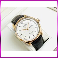 Đồng hồ nam chính hãng Citizen AW0082-19A - Máy Quartz pin Eco Drive năng lượng ánh sáng - Kính cứng - Dây da NEW