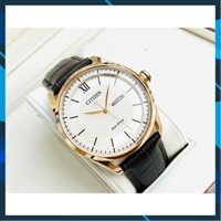 Đồng hồ nam chính hãng Citizen AW0082-19A - Máy Quartz pin Eco Drive năng lượng ánh sáng - Kính cứng - Dây da NEW