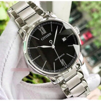 ĐỒNG HỒ NAM CHÍNH HÃNG Citizen NJ0130-88E Automatic Classic Black Dial Sapphire Silver Stainless Steel For Men Watch