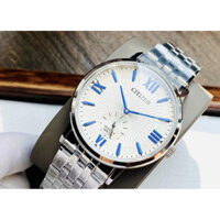 ĐỒNG HỒ NAM CHÍNH HÃNG Citizen BE9170-72A Quartz White Dial Blue Hands Silver Stainless Steel