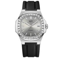 Đồng hồ nam chính hãng I&W Carnival 750 750G dây cao su máy cơ Seiko mặt kính sapphire nguyên khối